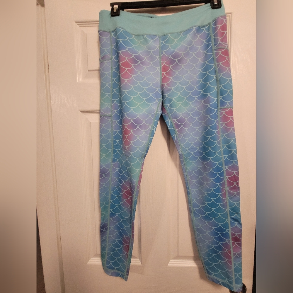 Constantly Varied Gear Blue and Purple Fantasy Leggings